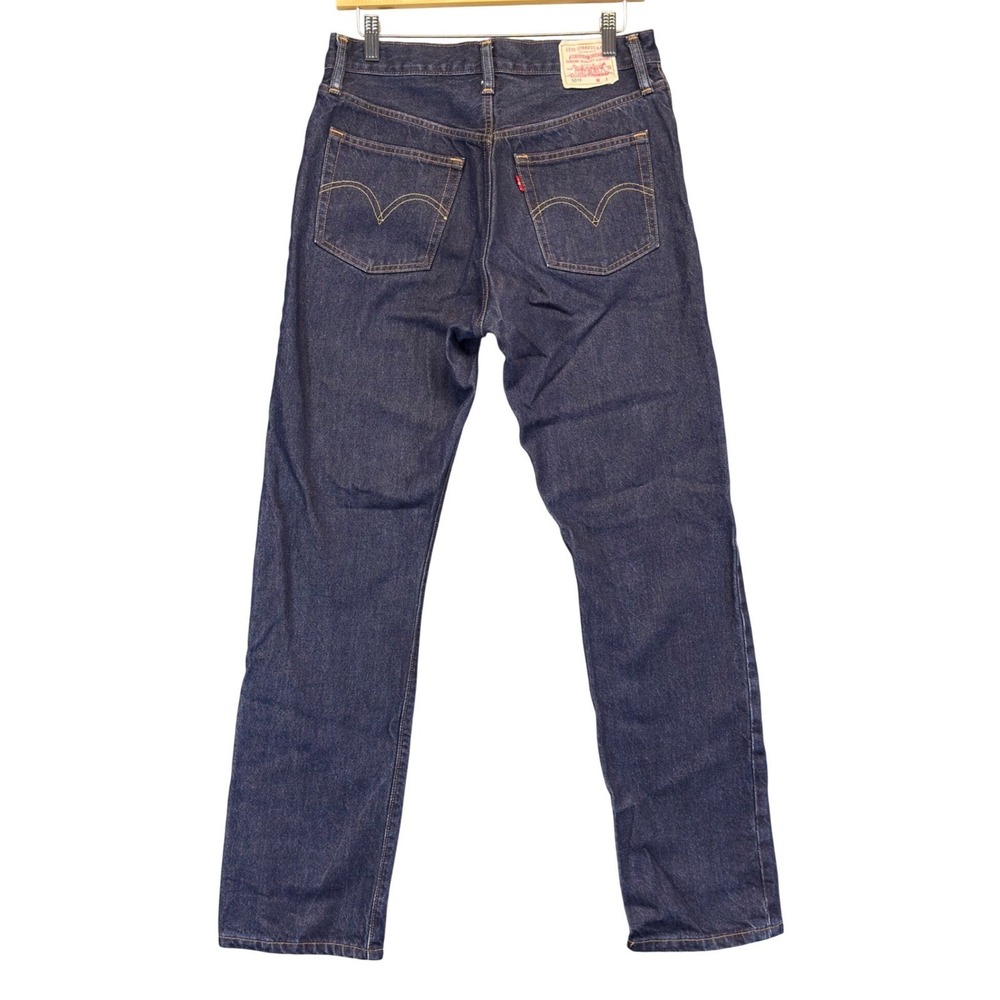 Levis 501 Premium Denim Jeans Mens 29x30 Button Fly Straight‎ Leg Big E